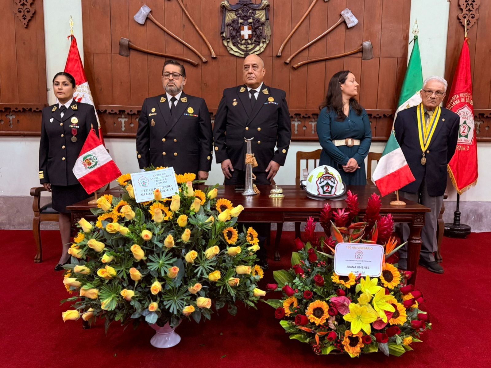 Compañía de Bomberos Roma N.° 2 celebra 160 años